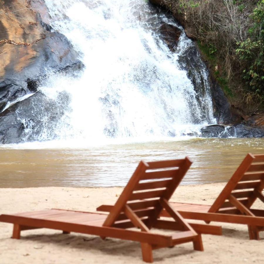 Casa De Campo Banheira, Lareira E Cachoeira Pedra Azul  Luaran gambar