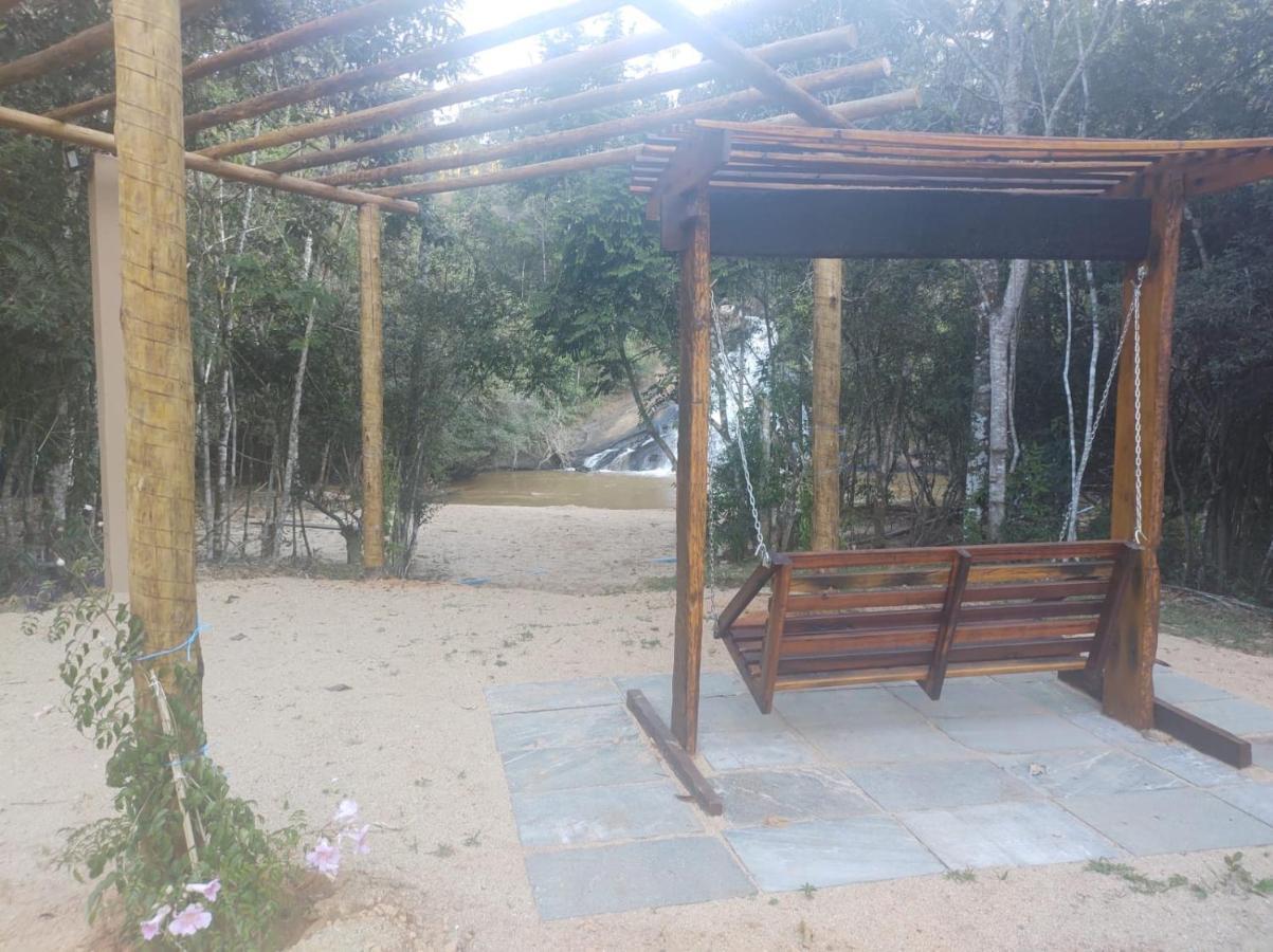 Casa De Campo Banheira, Lareira E Cachoeira Pedra Azul  Luaran gambar